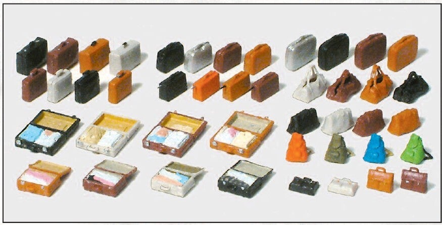 Preiser 17007 Reisegepäck, 44 Teile