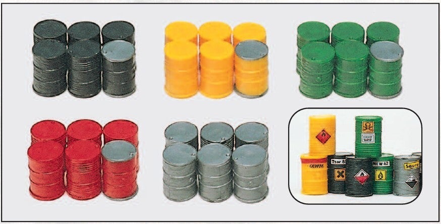 Preiser 17101 Metallfässer, 30 Stück