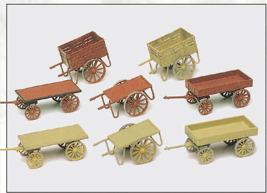 Preiser 17103 Handwagen, 8 Stück