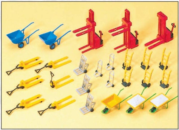 Preiser 17107 Gabelstapler und andere Transportgeräte