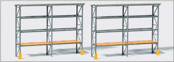 Preiser 17125 Palettenregal für 48 Europaletten, mit Überdachung
