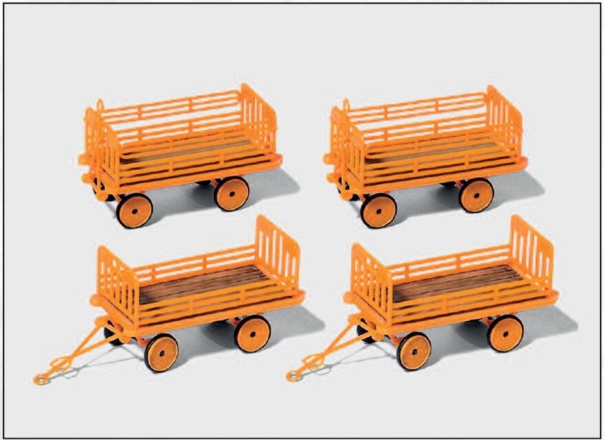 Preiser 17128 Anhänger zu Elektrokarre, Deutsche Bundesbahn, Epoche IV