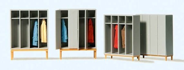 Preiser 17188 Garderobeneinrichtung: Spinde