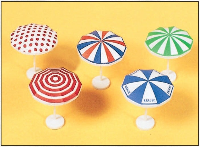 Preiser 17209 Sonnenschirme, 5 Stück, bedruckt