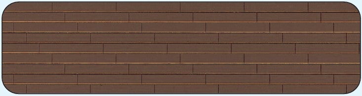 Preiser 19576 "Parkett", dunkelbraun, 3 Platten 95 x 95 mm