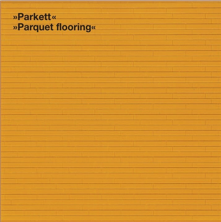 Preiser 19577 "Parkett", buchefarben, 3 Platten 95 x 95 mm