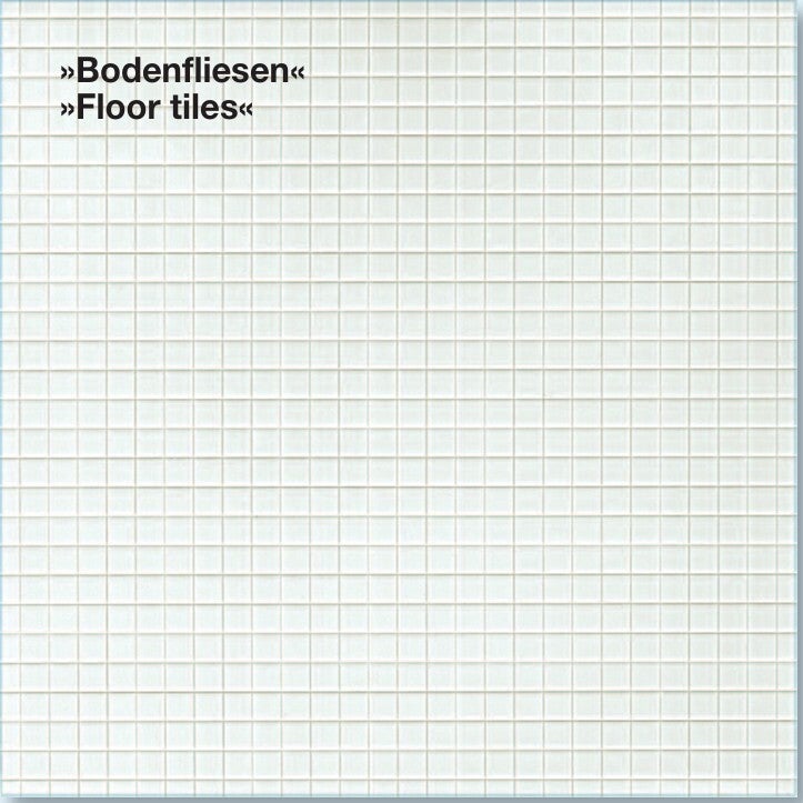 Preiser 19600 "Bodenfliesen", quadratisch, weiss, 3 Platten 95 x 95 mm