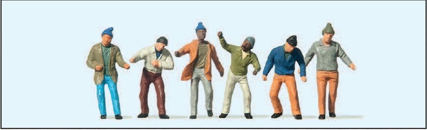 Preiser 20262 Zirkusarbeiter Zeltaufbau