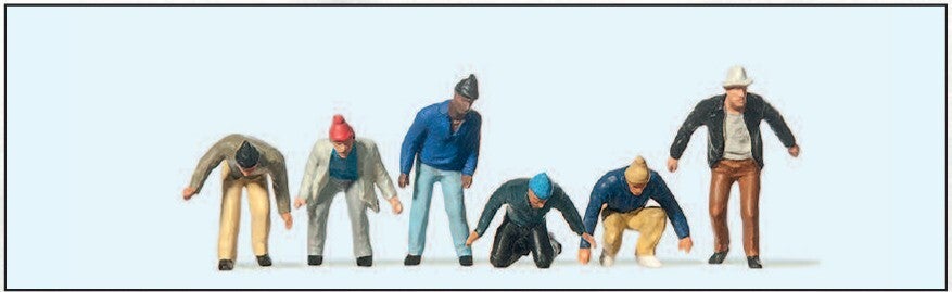 Preiser 20263 Zirkusarbeiter Zeltaufbau