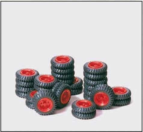 Preiser 21039 Räder-Set "Zirkus Krone", rot, 16 Räder