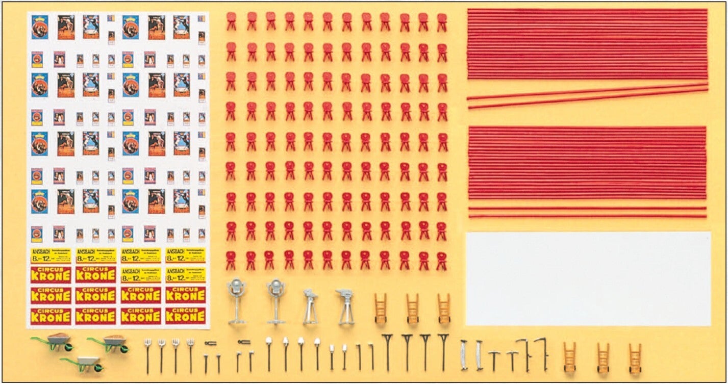 Preiser 21048 Zurüstsatz Zelt "Zirkus Krone"