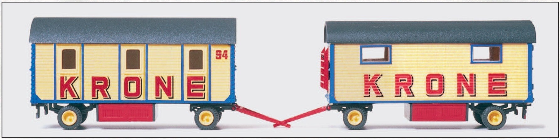 Preiser 21050 Mannschaftswagen mit 3 Abteilen, Packwagen