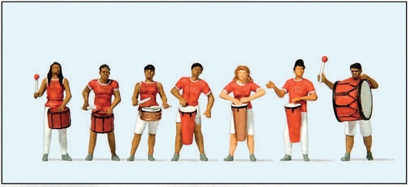 Preiser 24626 Samba-Trommlergruppe
