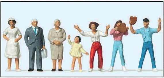 Preiser 24663 Am Süßwarenstand