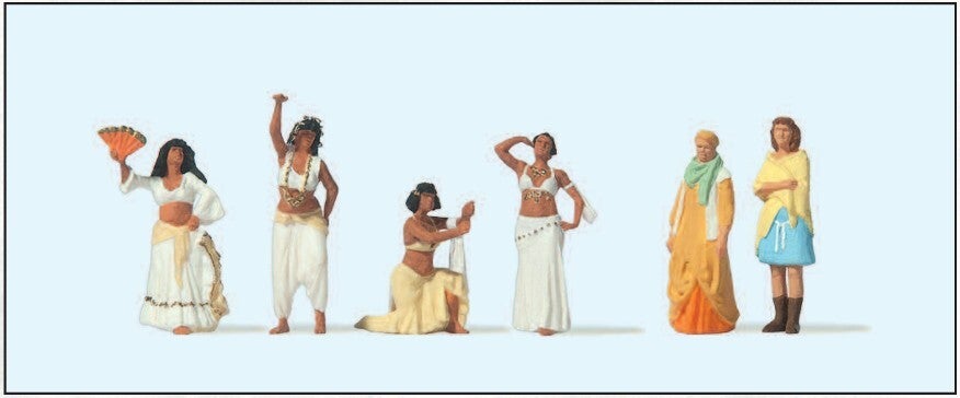 Preiser 24769 Orientalische Tänzerinnen, Zuschauer