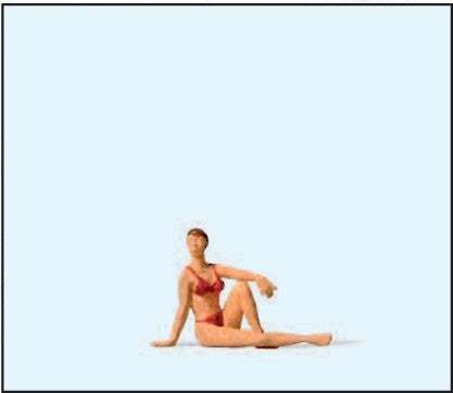 Preiser 28072 Badende, sitzend