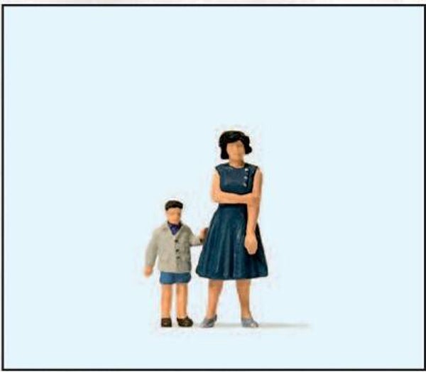 Preiser 28169 Mutter und Sohn