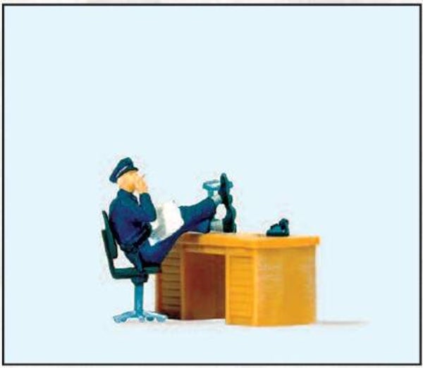 Preiser 29089 Sitzender Polizist, USA