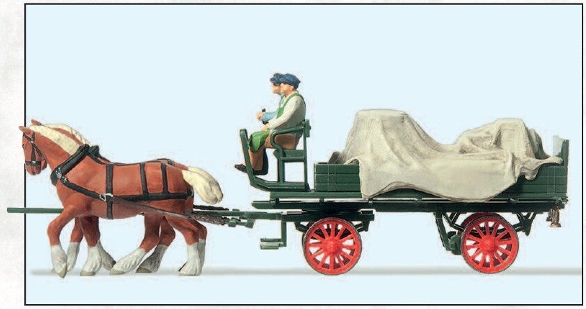 Preiser 30446 Lieferwagen mit Plane