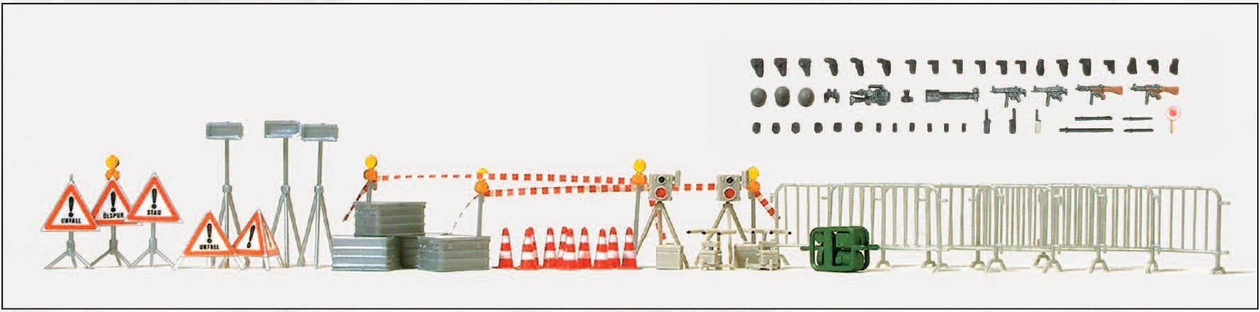 Preiser 31018 Zubehörset Polizei