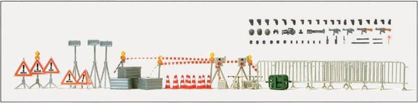 Preiser 31018 Zubehörset Polizei