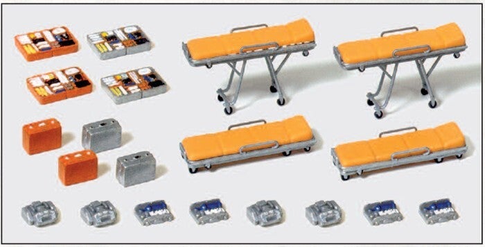 Preiser 31021 Zurüstsatz Rettungsdienst