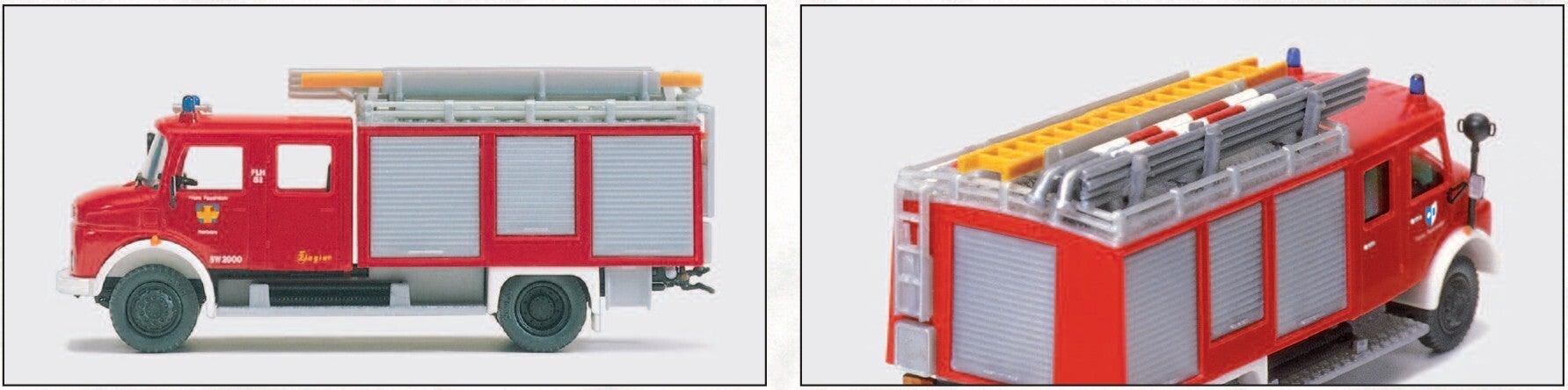 Preiser 31246 Schlauchwagen SW 2000, Mercedes-Benz LAF 1113 B/42