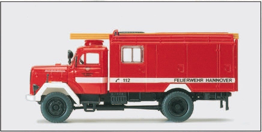Preiser 31272 Löschgruppenfahrzeug LF 16 TS, Katastrophenschutz, Magirus F Mercur 125 A