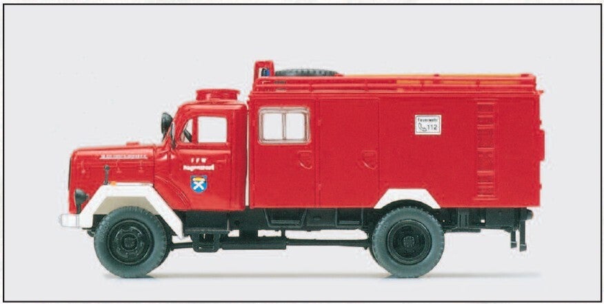 Preiser 31276 Schlauchwagen SW 2000, Katastrophenschutz, Magirus F Mercur 125 A