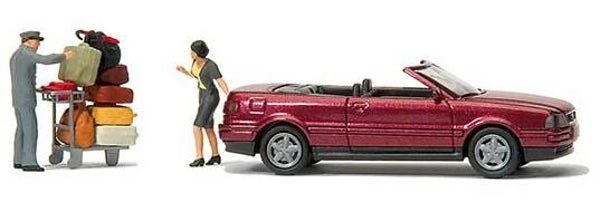 Preiser 33256 Audi Cabrio, "Das muss passen!"