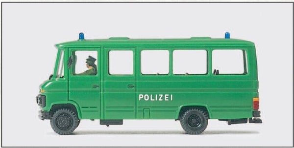 Preiser 37020 Gruppenkraftwagen Grukw, Polizei, Mercedes-Benz L 508 D