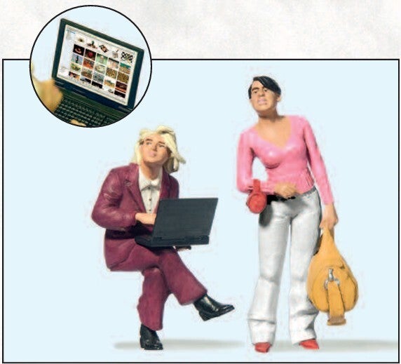 Preiser 44904 Zwei Mädchen