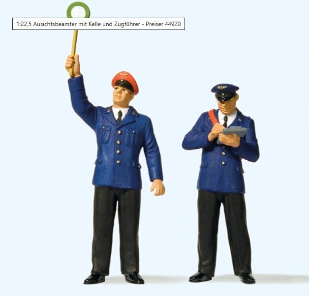 Preiser 44920 Aufsichtsbeamter, Zugführer