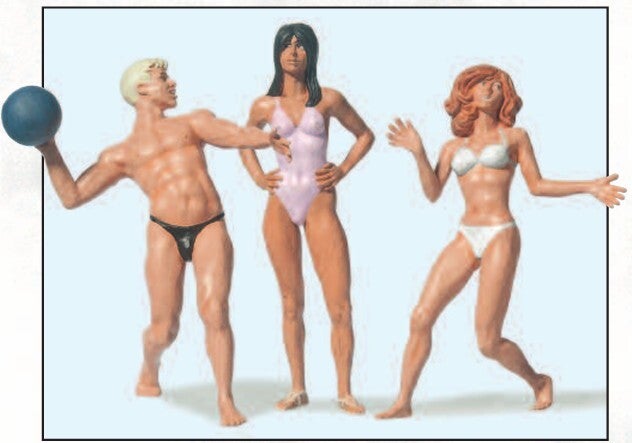 Preiser 45014 Sommerliches Ballspiel