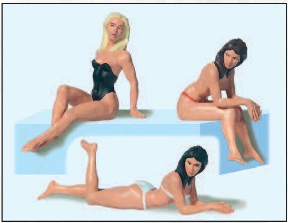 Preiser 45015 Sitzende und liegende Badende