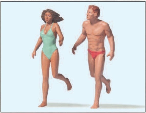 Preiser 45018 Laufendes Paar am Strand