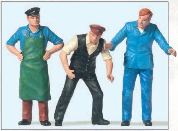 Preiser 45028 Güterbodenpersonal