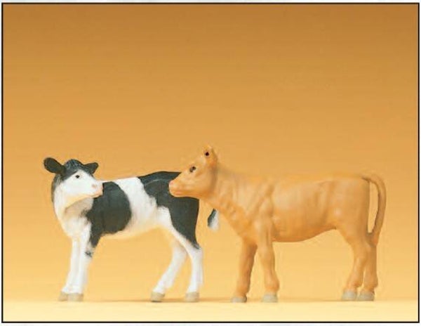 Preiser 47005 2 Kälber stehend