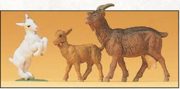 Preiser 47041 Ziege, 2 Zicklein