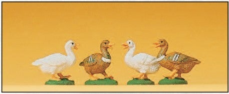 Preiser 47077 4 Enten