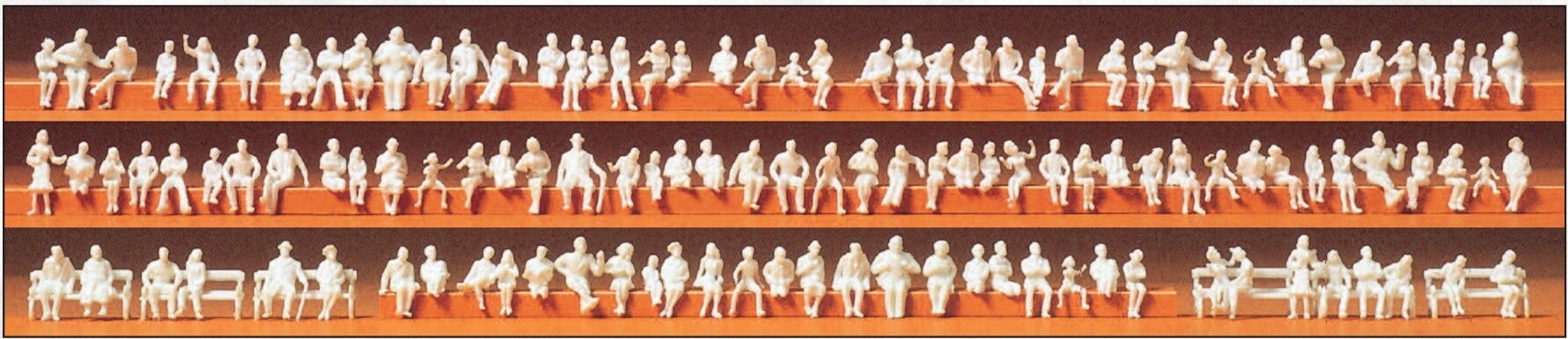 Preiser 79007 Sitzende Personen