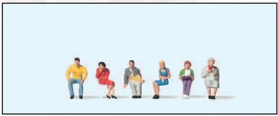 Preiser 79013 Sitzende Personen