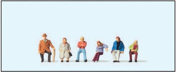 Preiser 79054 Sitzende Personen