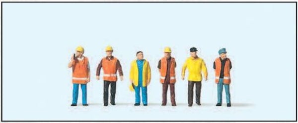 Preiser 79154 Arbeiter in Sicherheitskleidung