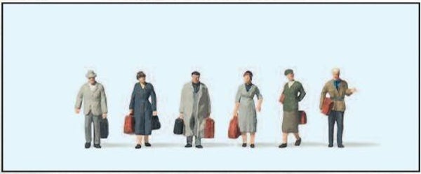 Preiser 79219 Gehende Reisende, Epoche III
