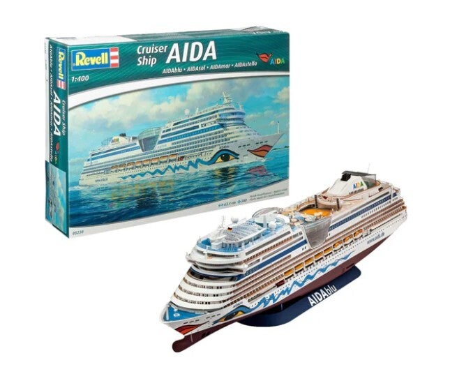 Revell 05230 1:400 Cruise Ship AIDA (AIDAblu, sol, mar or stella)