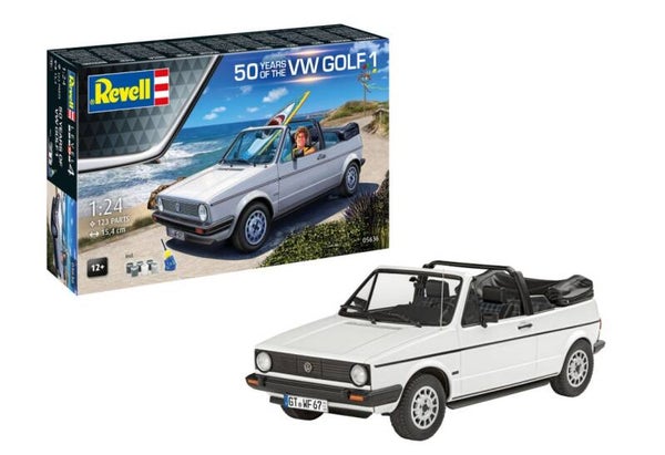 Revell 05636 1:24 Geschenkset "50 Years of the VW Golf 1"