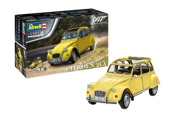 Revell 05663 1:24 Geschenkset James Bond "Citroën 2CV"