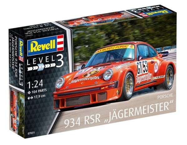 Revell 07031 1:24 Porsche 934 RSR "Jägermeister"