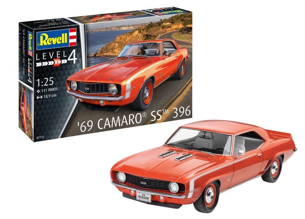 Revell 07712 1:25 '69 Camaro SS 396